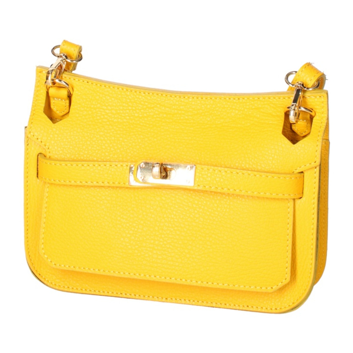 Borsa a tracolla da donna - Modello Katie - 100% vera pelle - 23.0 x 17.0 x 5.0 cm