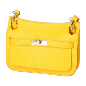 Borsa a tracolla da donna - Modello Katie - 100% vera pelle - 23.0 x 17.0 x 5.0 cm