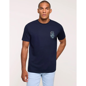 Camiseta Manga Corta Azul Marino - Jones