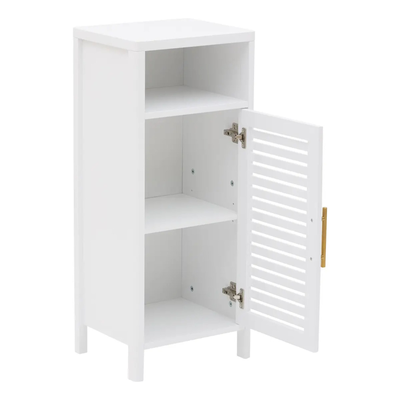 Meuble bas Orea rectangulaire 30x36cm 1 porte blanc