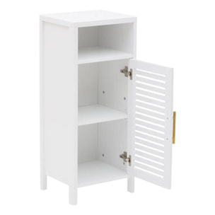 Meuble bas Orea rectangulaire 30x36cm 1 porte blanc