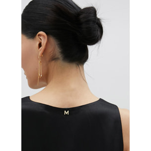 Top basic con spalline