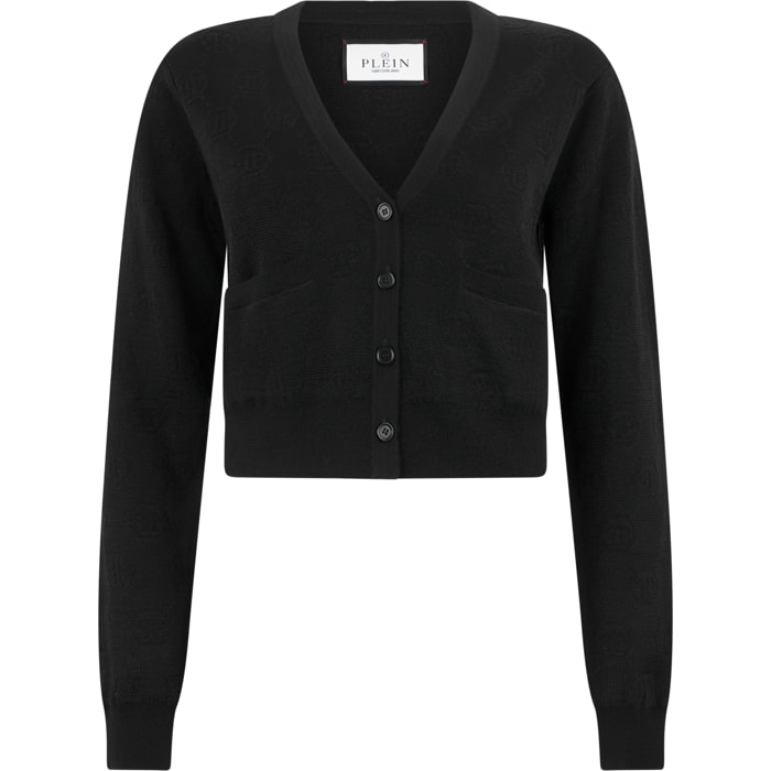PHILIPP PLEIN Cárdigan corto MONOGRAM