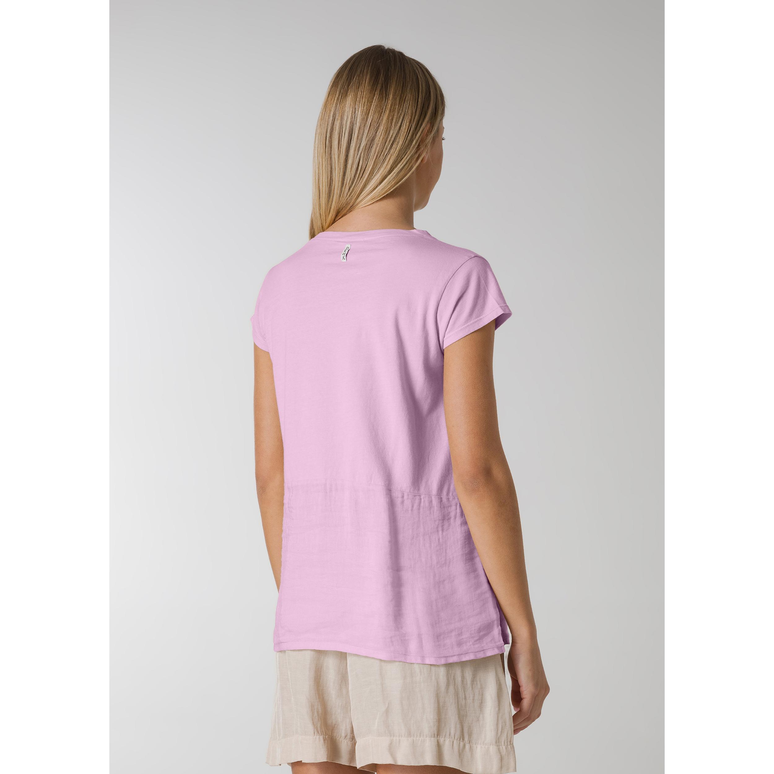 DEHA - T-shirt LINEN TRIMS T-SHIRT in cotone per donna