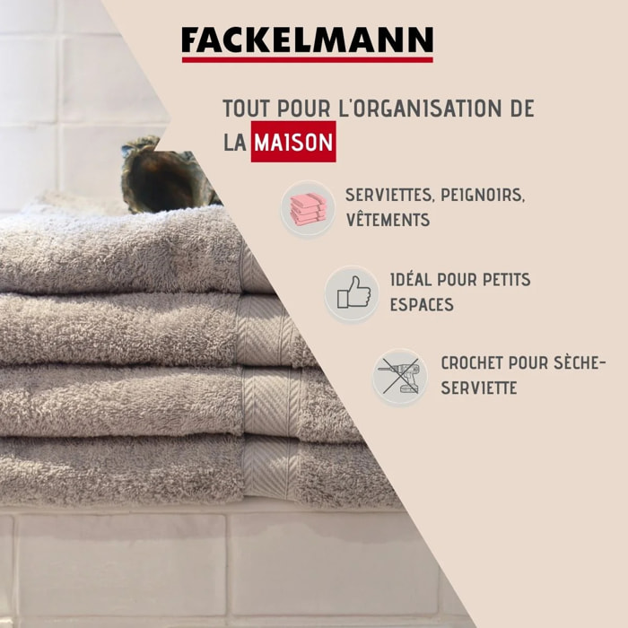 Ensemble de 4 crochets pour sèche serviette Fackelmann Tecno