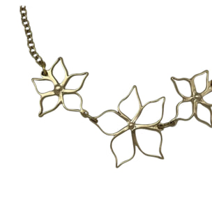 Collar Irregular Blom en dorado 40cm cadena.