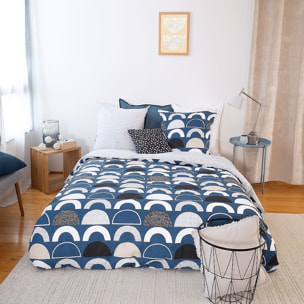 Parure Housse De Couette 3pcs 100% Coton 57 Fils Berlioz