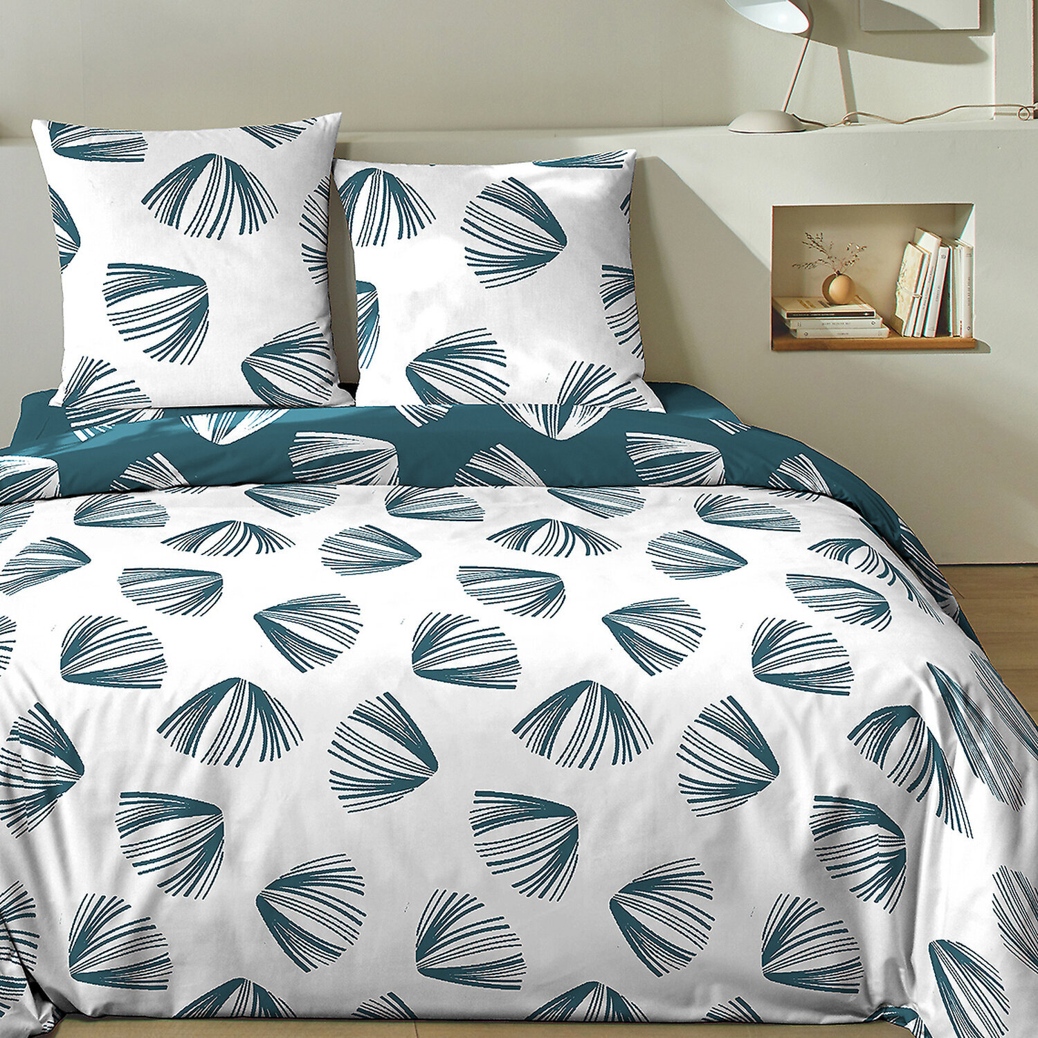 Parure housse de couette 3pcs 100% 100% coton 51 fils_cocki