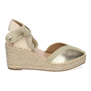 Sandalia de Mujer, Estilo Valenciana de Yute, Diseño Moderno, Detalles en la Pala