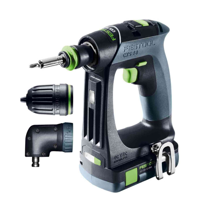 Perceuse-visseuse sans fil CXS 18 C 3,0-Set - FESTOOL - avec 2 batterie 18V 3.0AH - Systainer - 576884