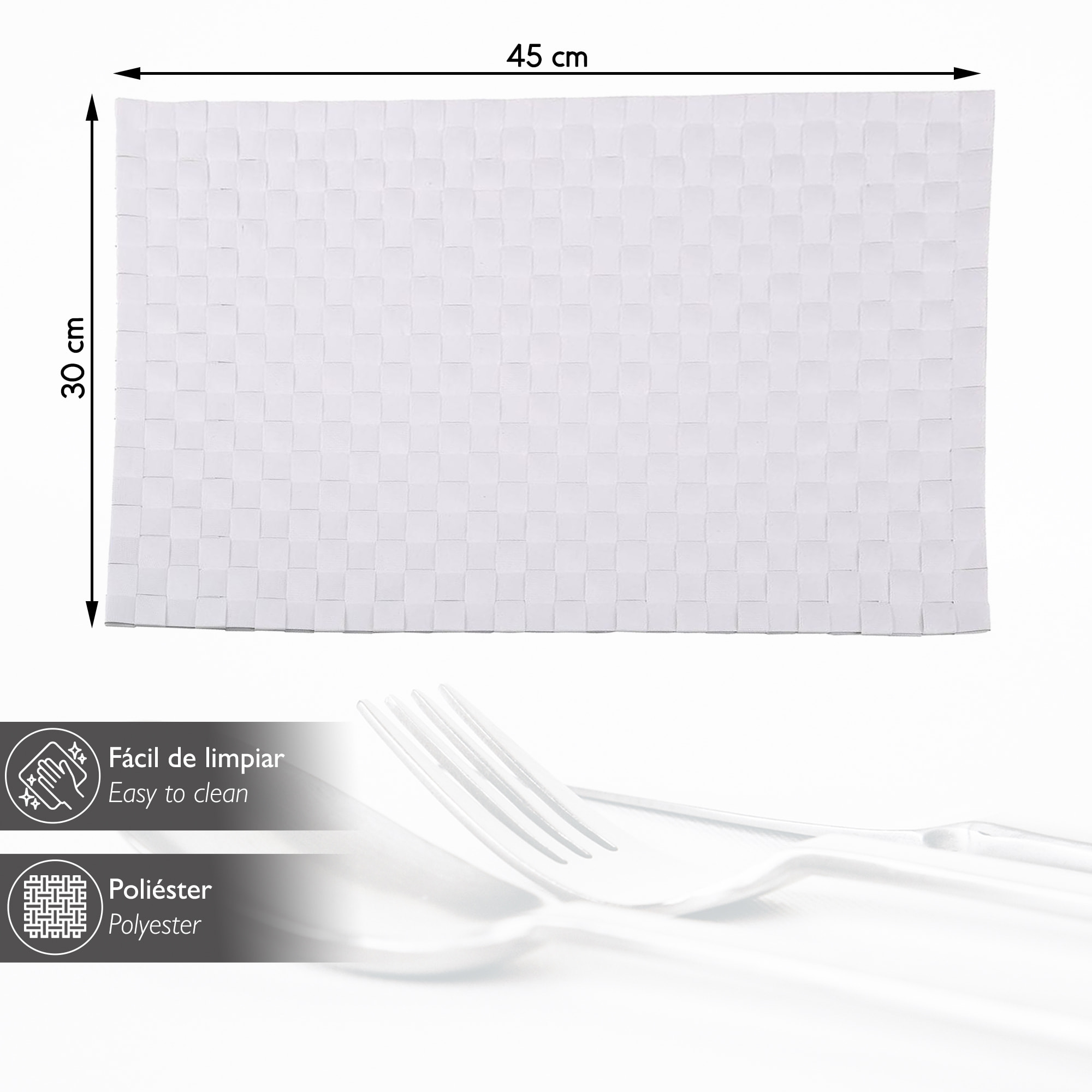 MANTEL INDIVIDUAL 30X45 cms. POLIESTER