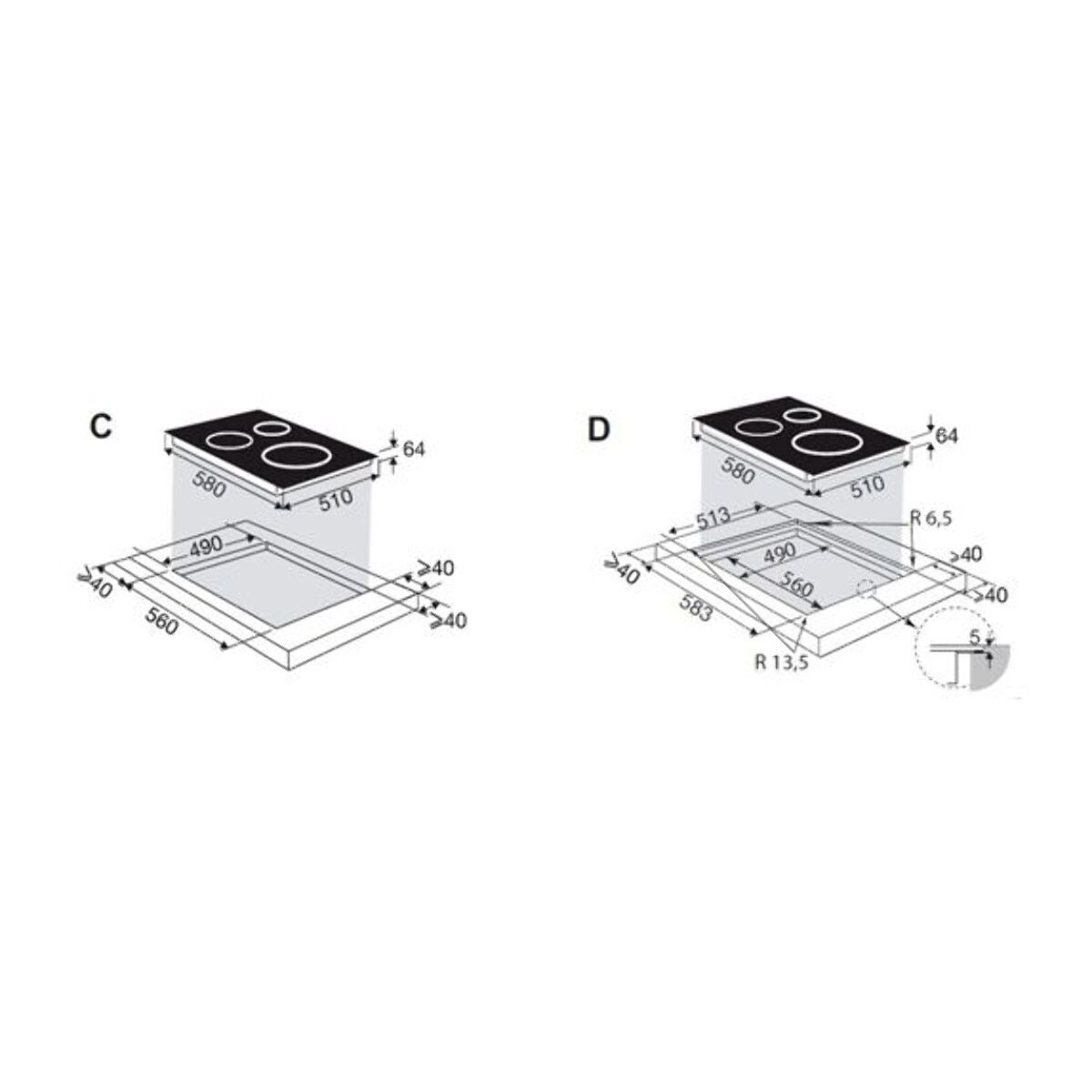 Plaque induction BRANDT BPI6311B