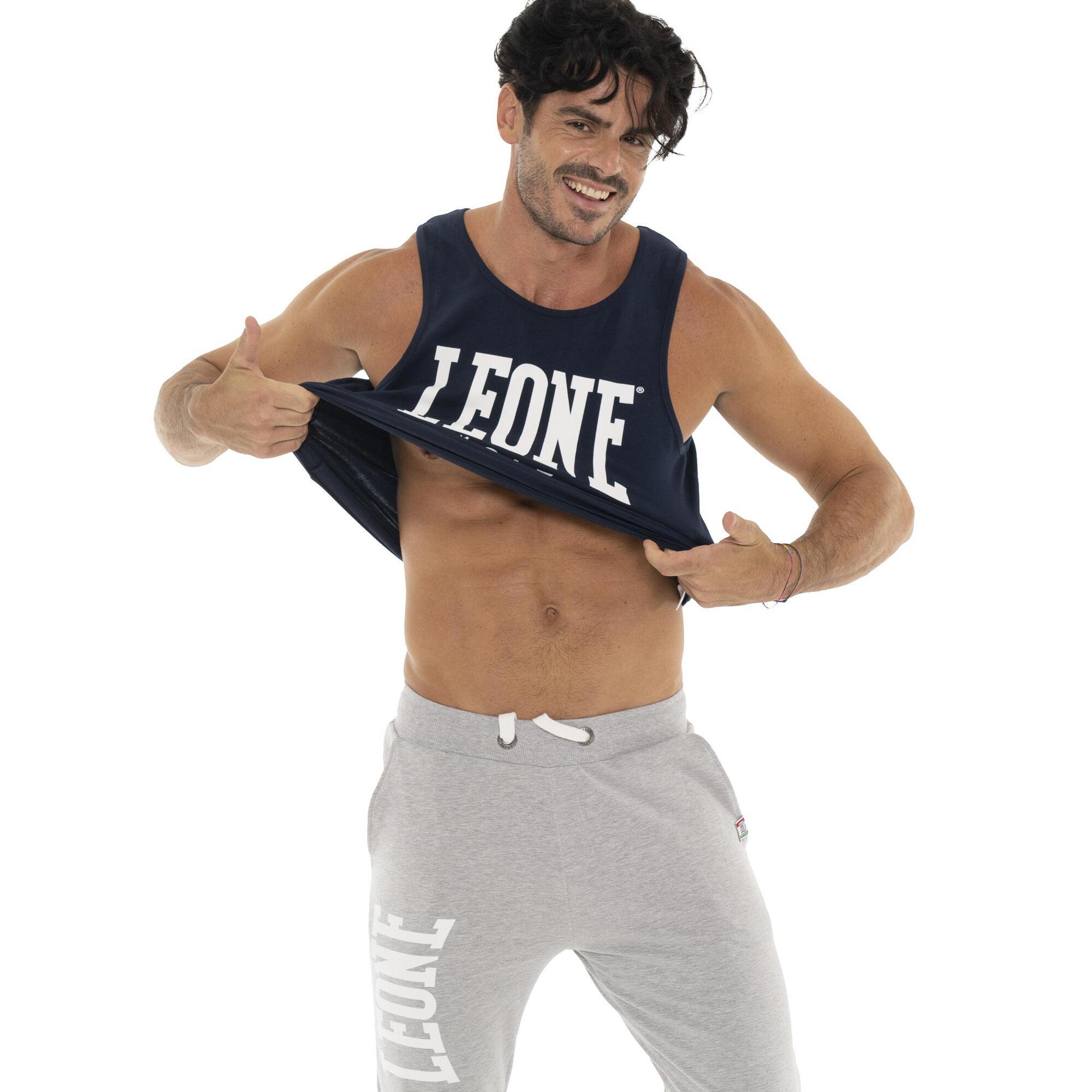 Camiseta sin mangas de Leone 1947 Apparel con un gran logo de boxeo. Estilo llamativo para entrenar.