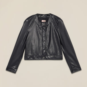 Oltre - Chaqueta corta calada - Azul