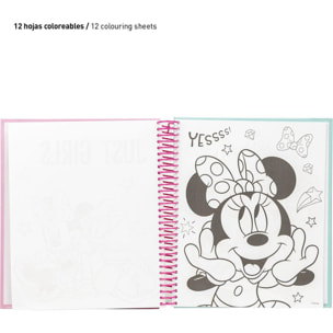 Album Actividades Coloreable Minnie