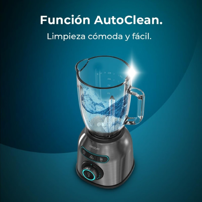 Cecotec Frullatore con tazza Power Black Titanium 2200MAX Smooth