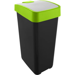 Cubo de la Basura Premium con Tapa Abatible,  Magne, Verde