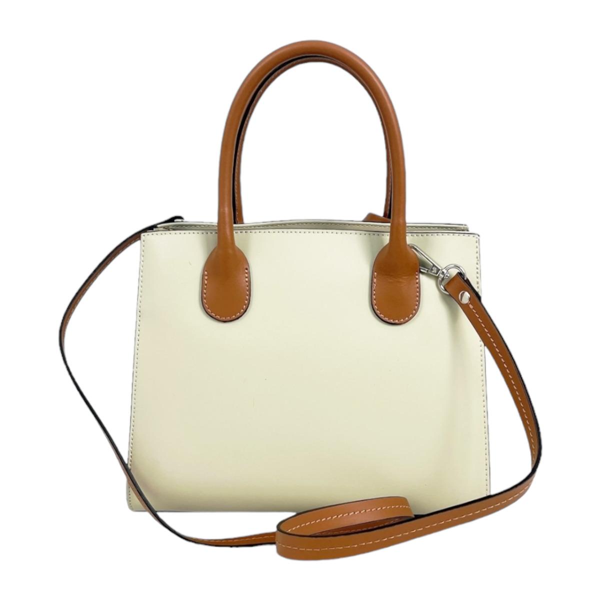 Borsa a mano Cheval Firenze Izar Mini Beige/Cuoio