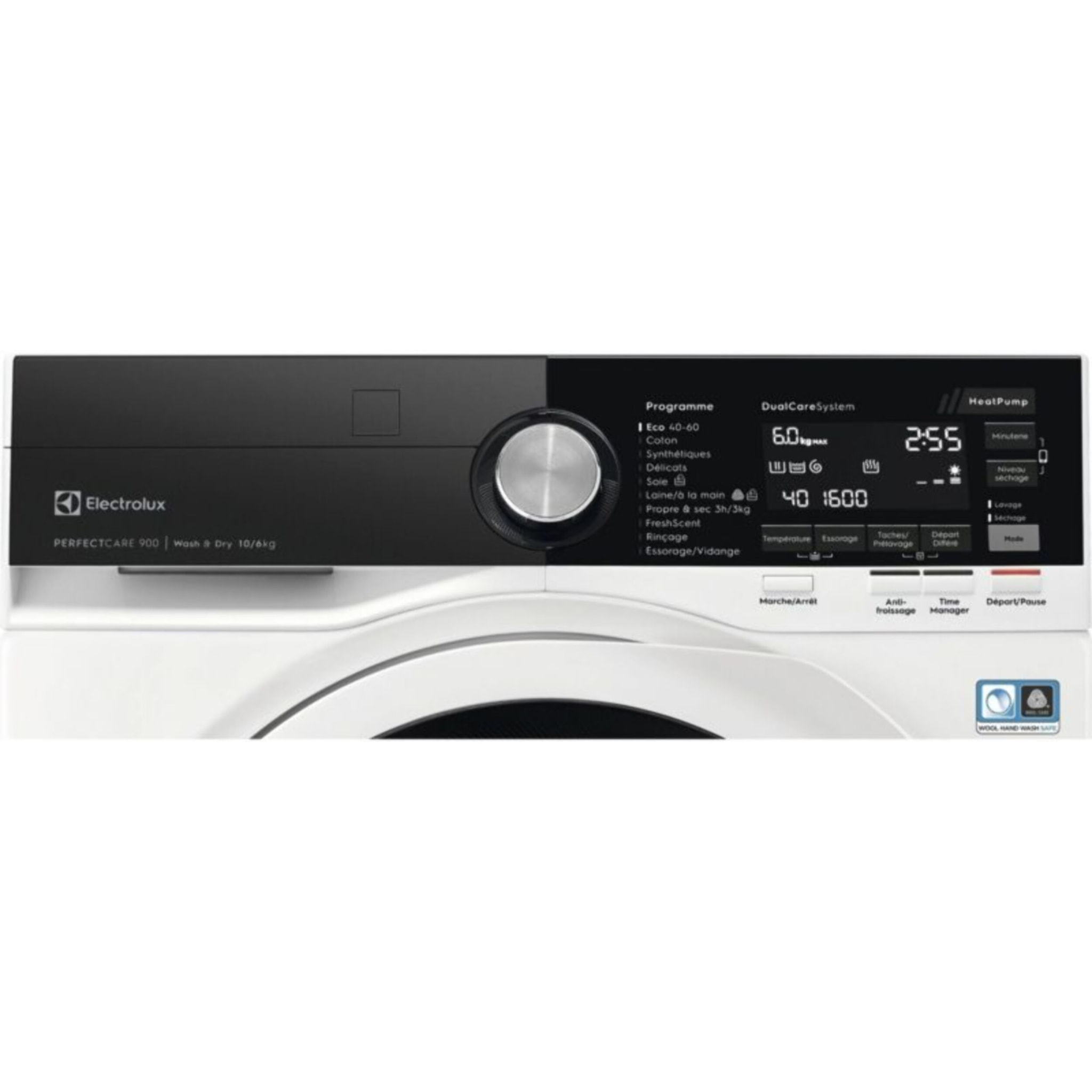 Lave linge séchant hublot ELECTROLUX EW9W1165RB - 10/6 kg - 1600 tr/min - Classe B - Moteur induction