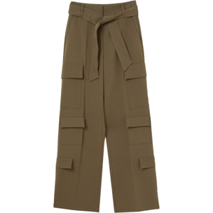 Pantalone cargo lungo con fusciacca