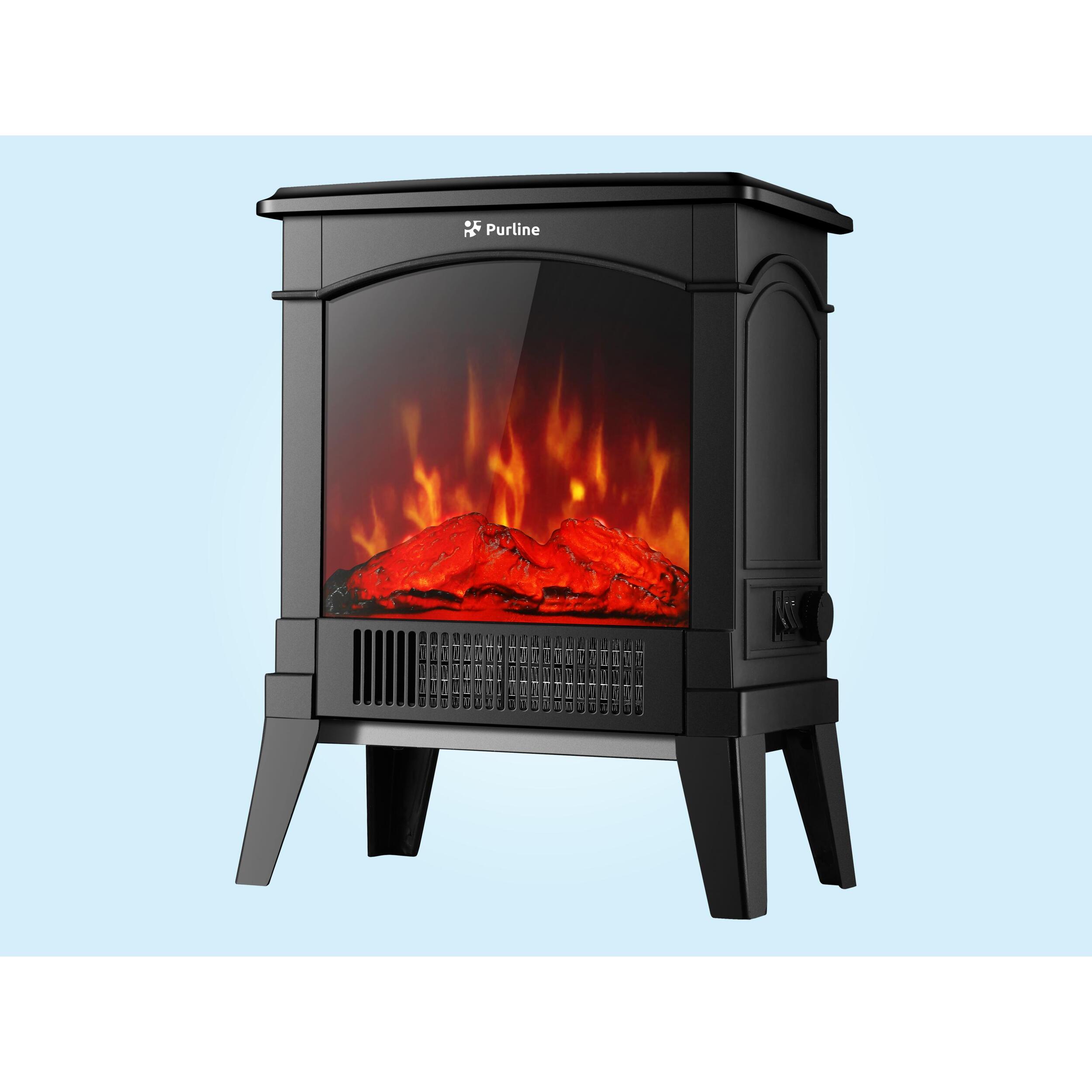 Chimenea eléctrica de suelo compacta 1500 W CHE-100 PURLINE