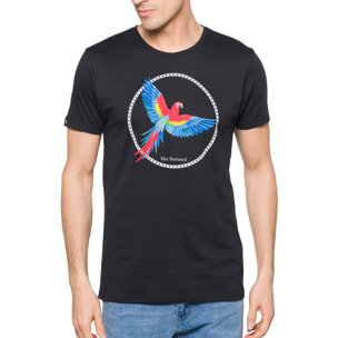 T-shirt in cotone 150 gr Phenix Hot Buttered Nero.