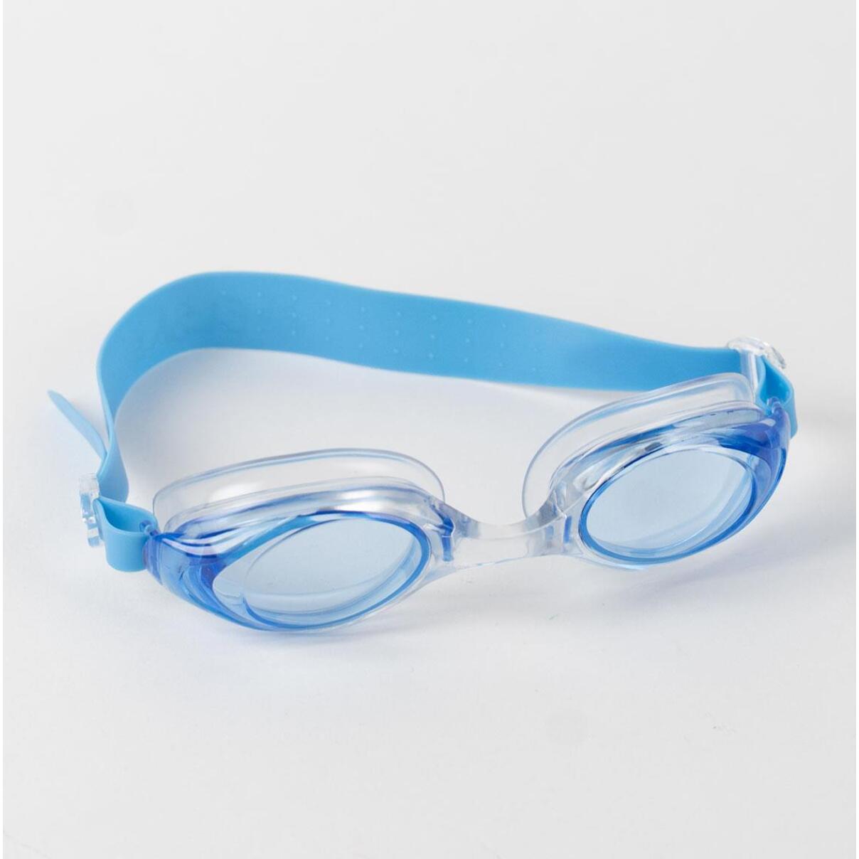 Set de Toalla y Gafas de Natación de Frozen - 24x34x6 cm - Color:Azul