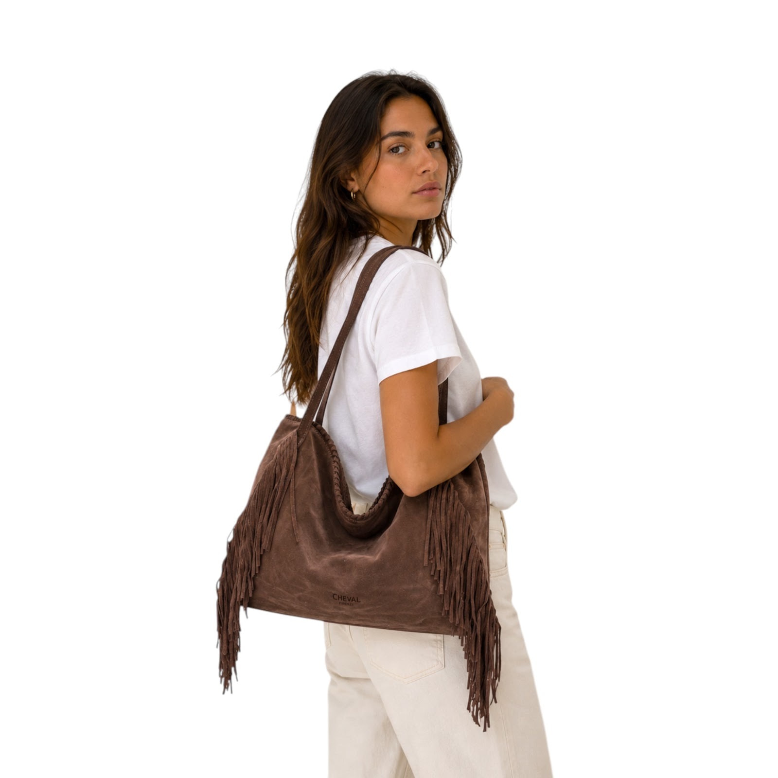 Borsa a Spalla Cheval Firenze Camelia Testa di Moro