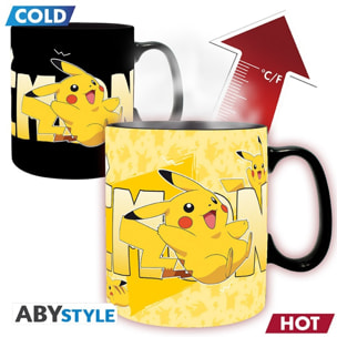 Pokemon - Tazza Heat Change - 460 Ml - Pikachu - Album Per Carte Box