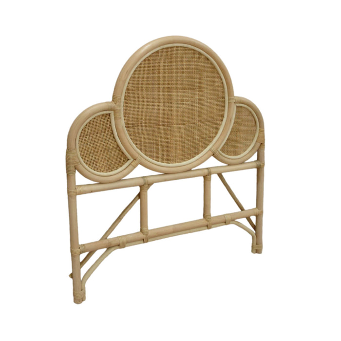 Tête de lit exotique rotin naturel chambre enfant 90 x 100 cm - Lior