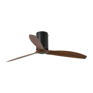 MINI TUBE FAN M Ventilatore nero opaco/legno DC