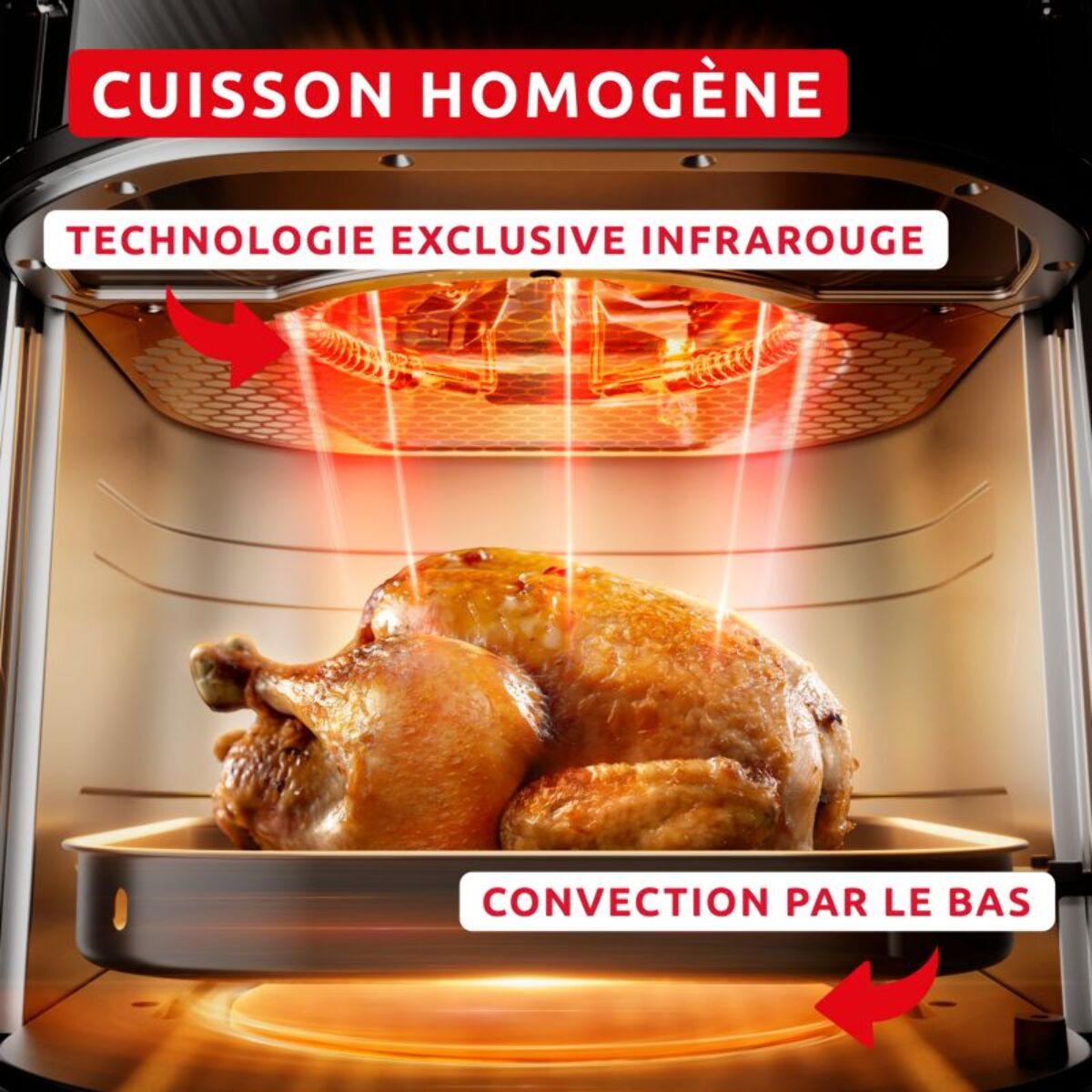 Friteuse sans huile MOULINEX EASY FRY INFRARED 7L BLACK EZ8328F0