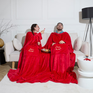 Plaid - THE CONCEPT FACTORY - Plaid Double Pour La Vie - Doux - Avec Manches