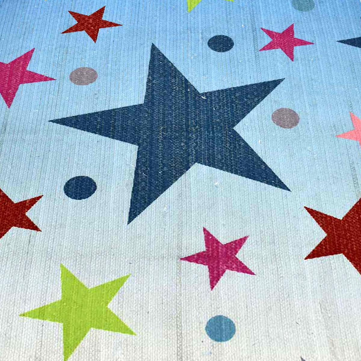 Tapis enfant, kilim reversible fait à la main DACE