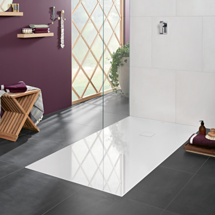 Receveur Planeo acrylique blanc