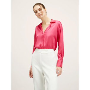 Motivi - Camicia satin - Fucsia