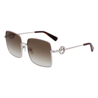 Longchamp - lunettes de soleil - doré - Couleur des verres : marron - indice solaire : cat. 3