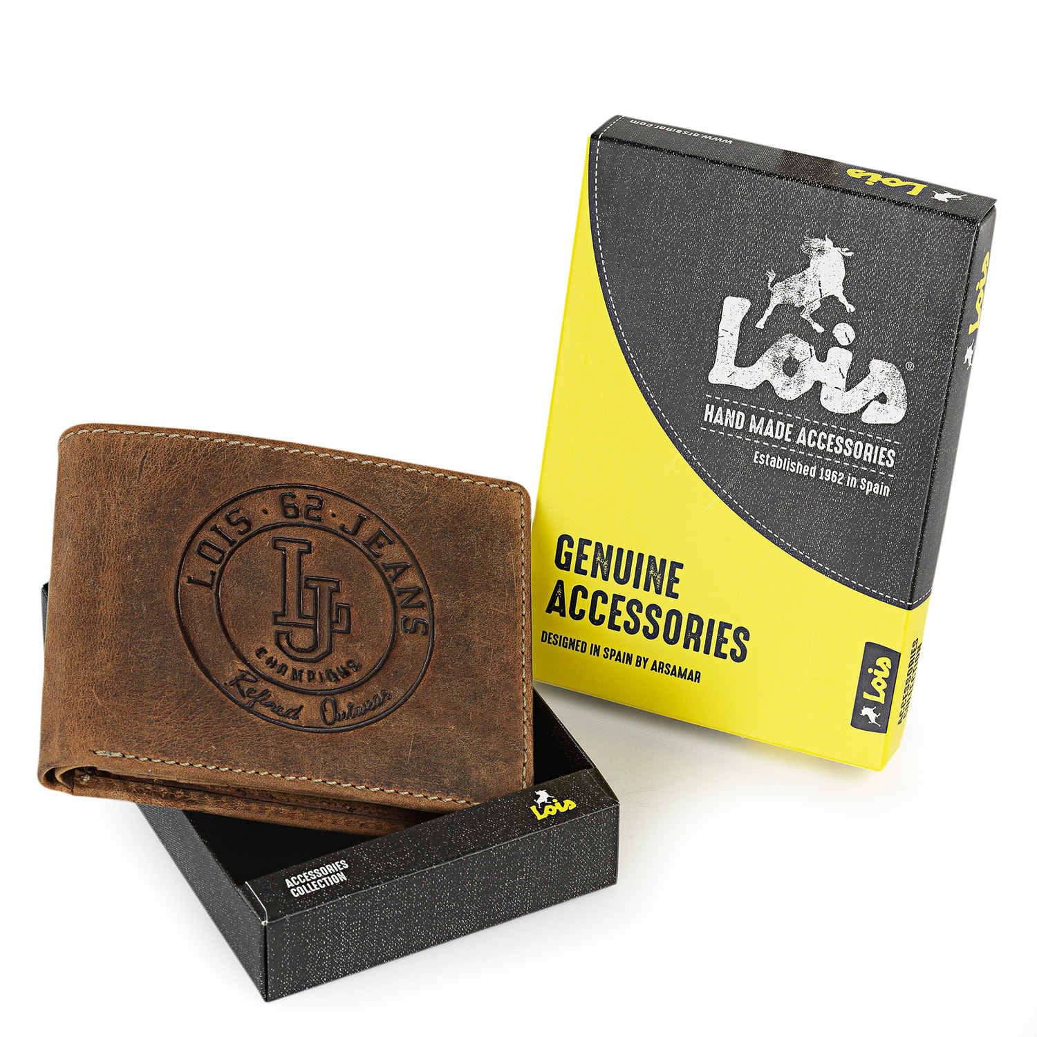 Cartera Hombre Piel Lois Brock Marron