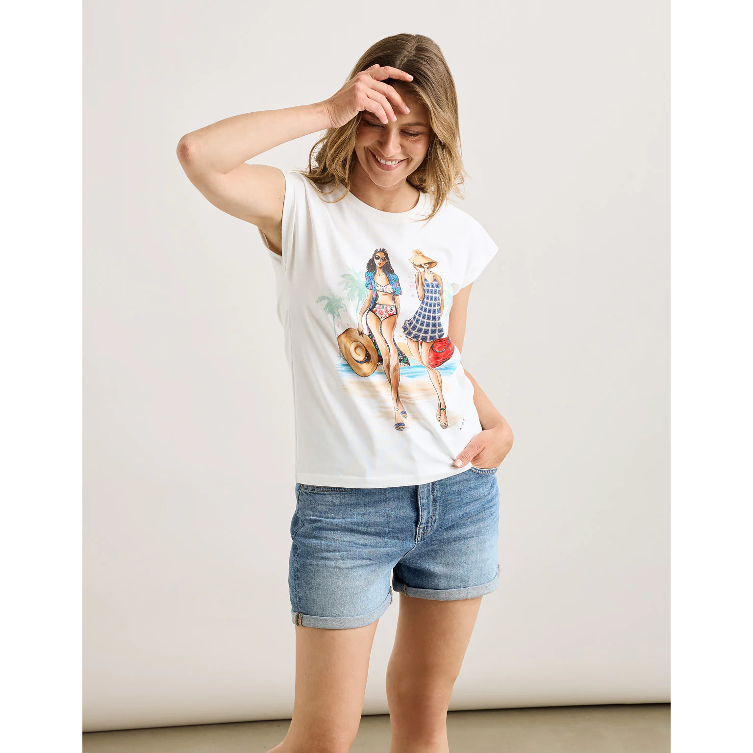 Camiseta Manga Corta Blanco - Figureti