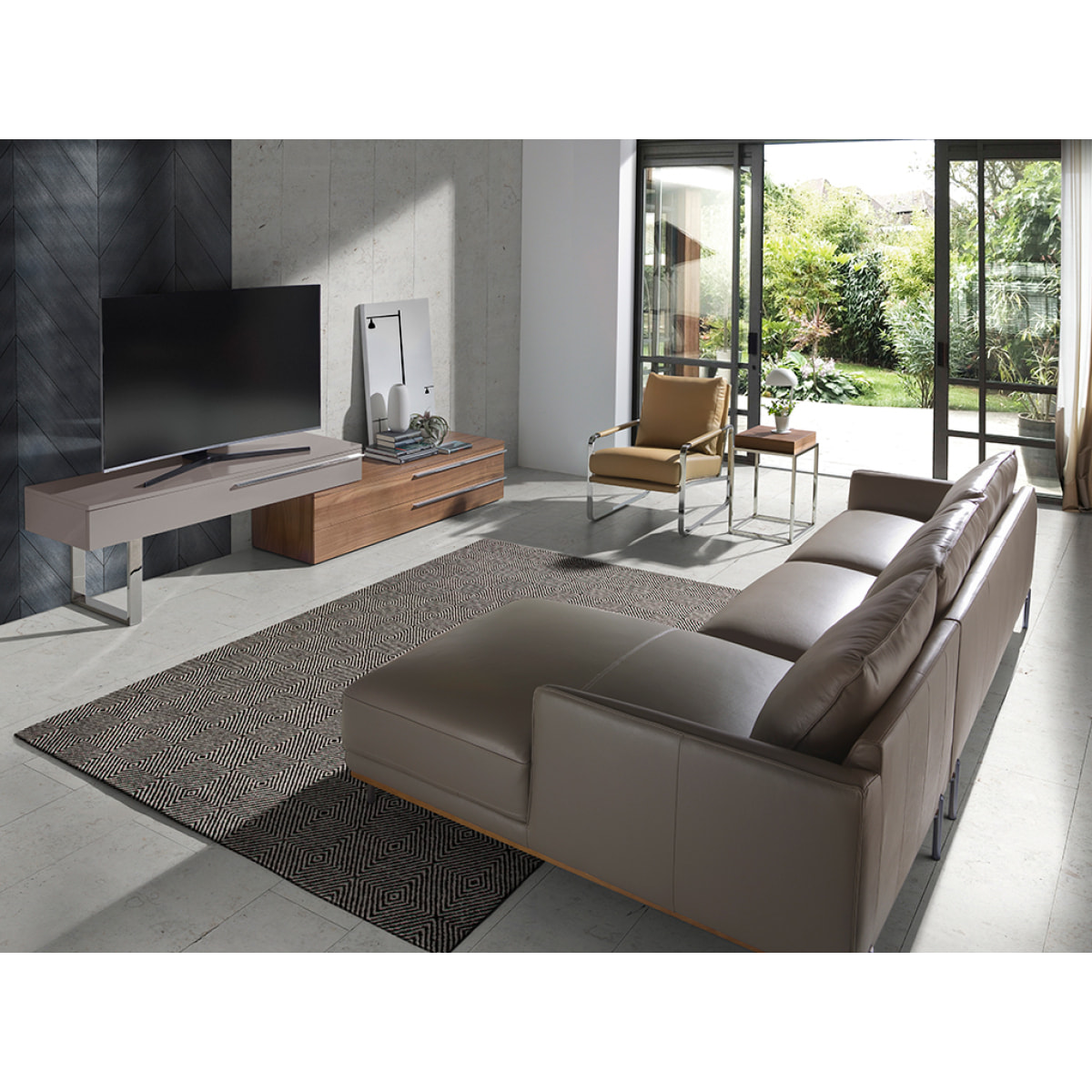 Sillón Angel Cerda de polipiel 67x100x89cm