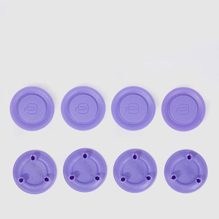 Piquadro Set di 8 copriruota in colori assortiti