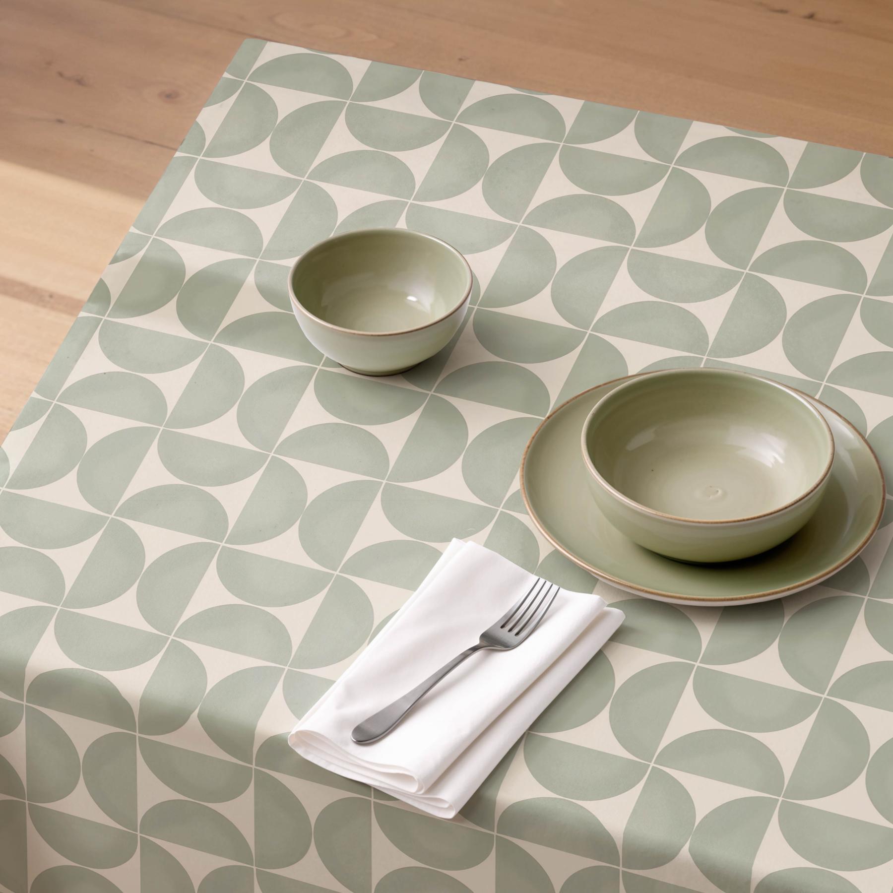 Mantel antimanchas HENRY VERDE - 100% algodón