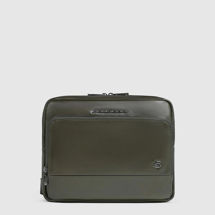 Piquadro Borsello in pelle porta iPad®, schermato con protezione RFID