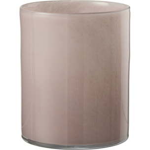 J-Line photophore Jade - verre - rose - large