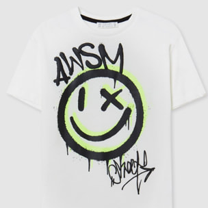 T-shirt stampa graffiti