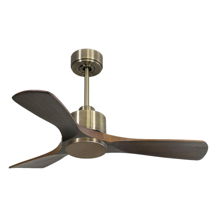 Ventilateur de plafond Réversible  Thermostat Wifi Moteur à courant continu Toits en pente Télécommande Hypersilence Mémoire