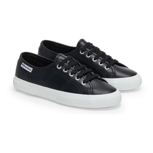 Superga - Uomo Donna Nero - 3750 Vegan Tumbled Material Leggera