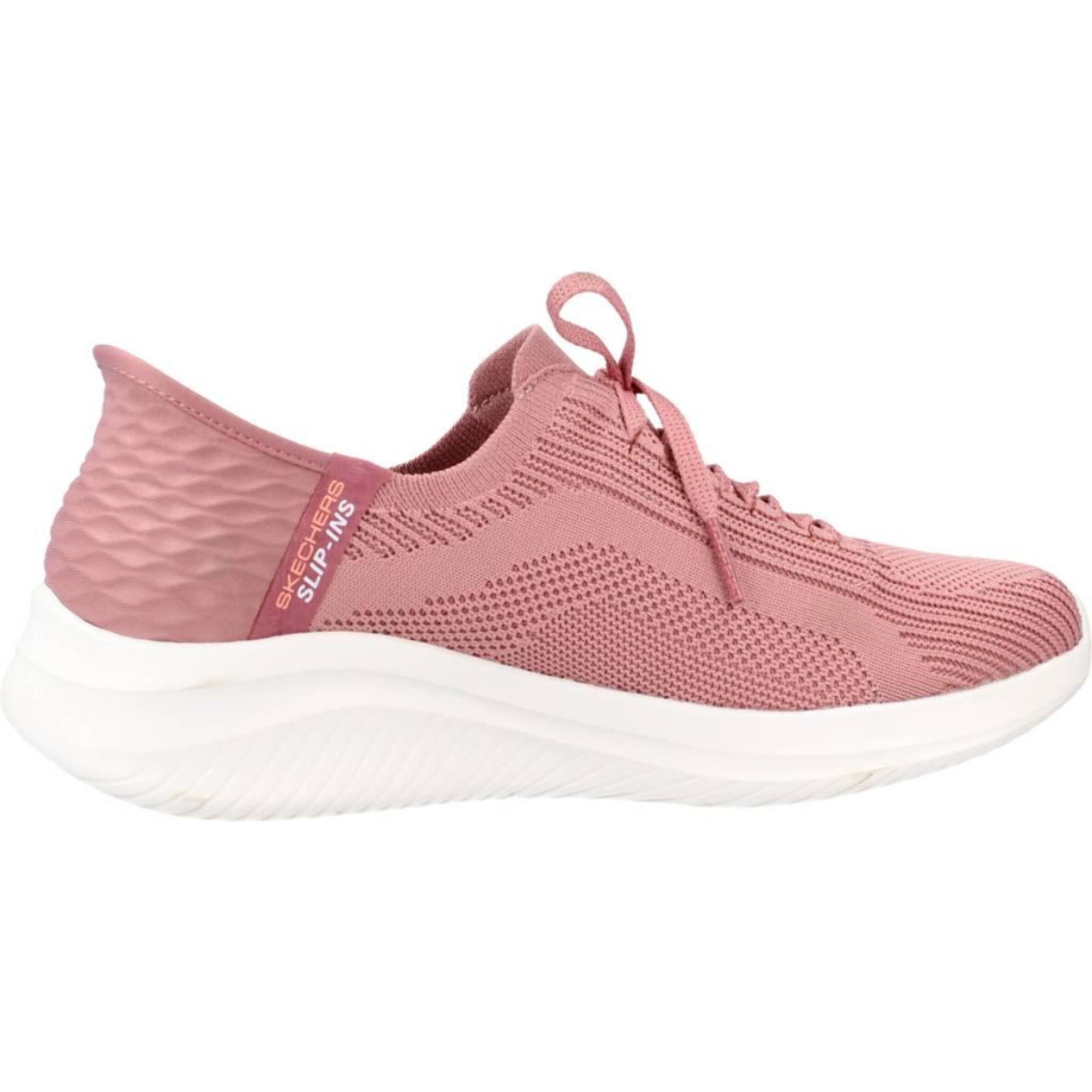Sneakers De  Mujer Slip-ins: Ultra Flex 3.0 Tonal Stretc Rosa