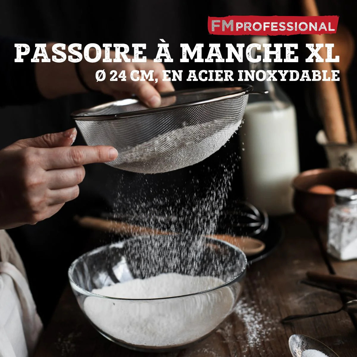 Passoire inox XL 24 cm FM Professional