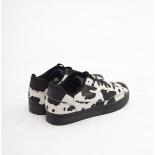 SNEAKERS ANIMALIER NERO